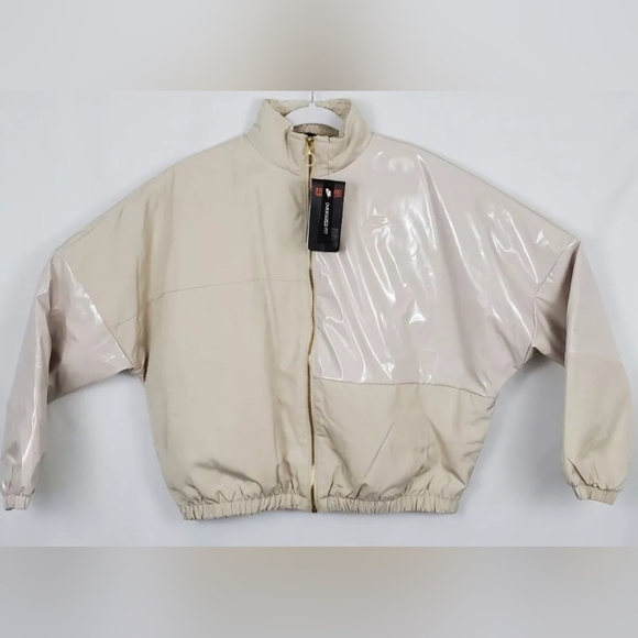 Nike Sportswear Icon Clash Jacket Women Sz Small Synthetic Fill Cream CZ1870 New - Picture 1 of 11